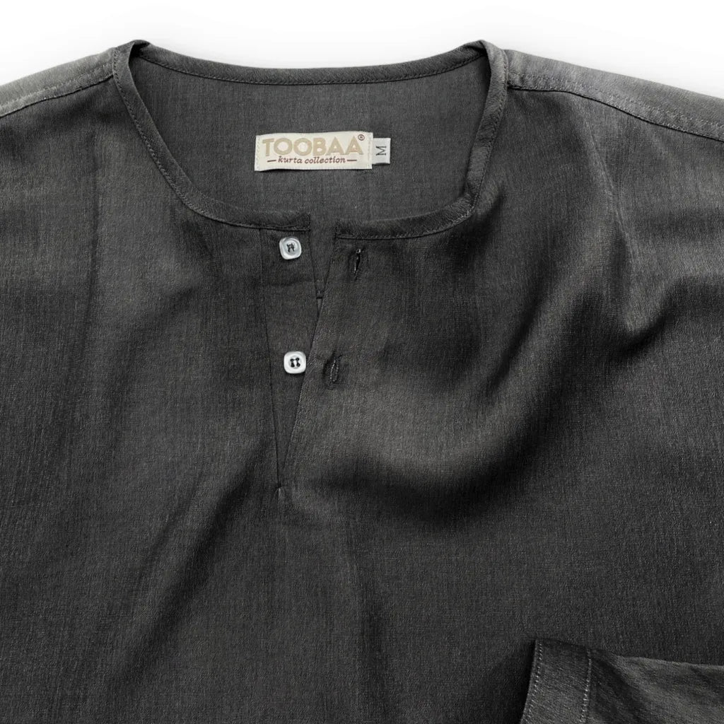 Men's Kurta Amano - Charcoal image 3