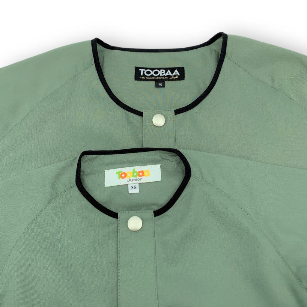 Rais Peppermint - Men's Short Sleeve Jubah image 9