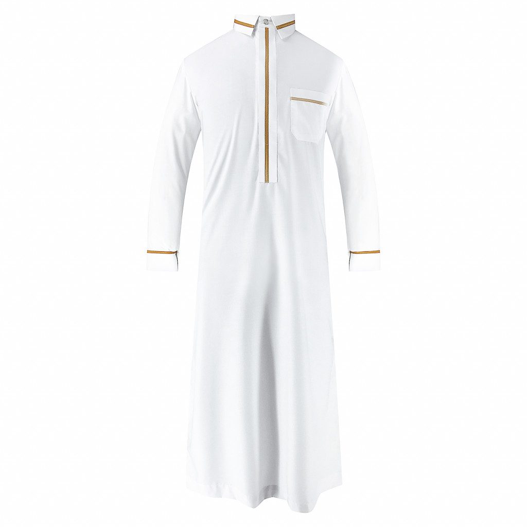 White Gold Men's Jubah image 0