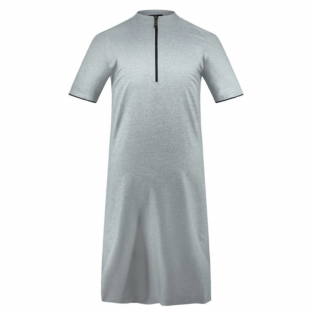Andis Silver - Short Sleeve Jubah image 0