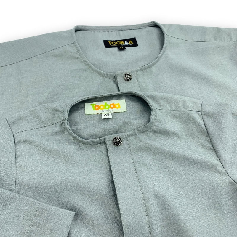 Zidan Grey - Premium Men's Jubah image 6