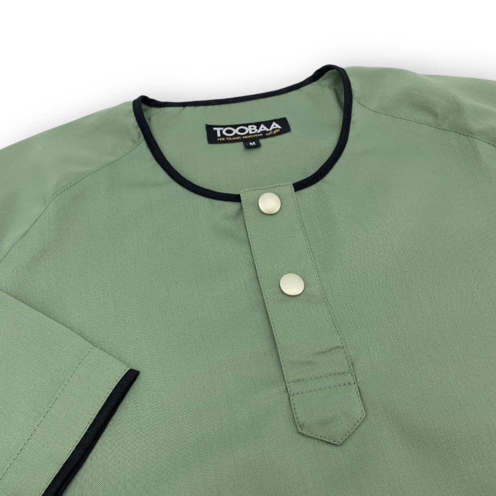 Rais Peppermint - Men's Short Sleeve Jubah image 4