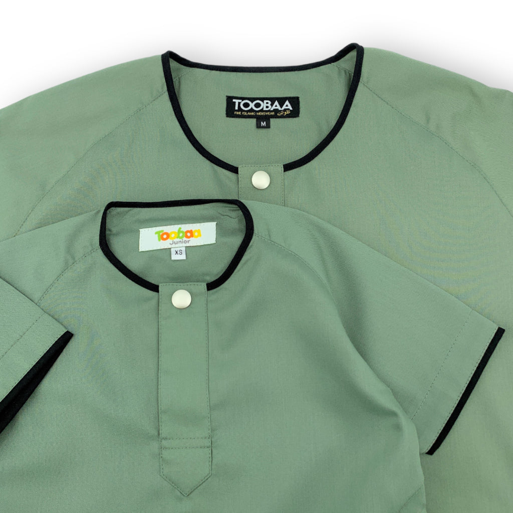 Rais Peppermint - Men's Short Sleeve Jubah image 7