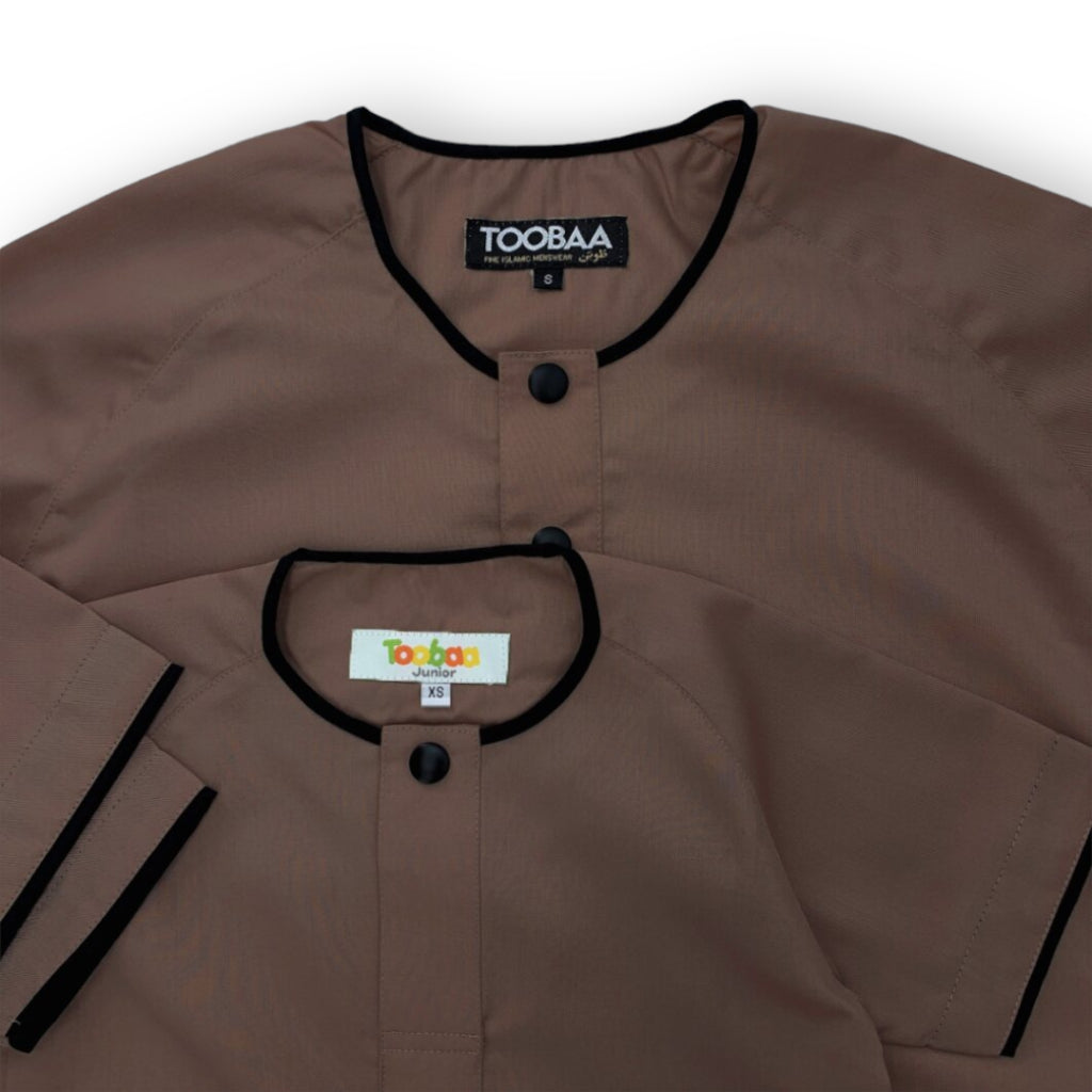 Rais Macchiato - Men's Short Sleeve Jubah image 6