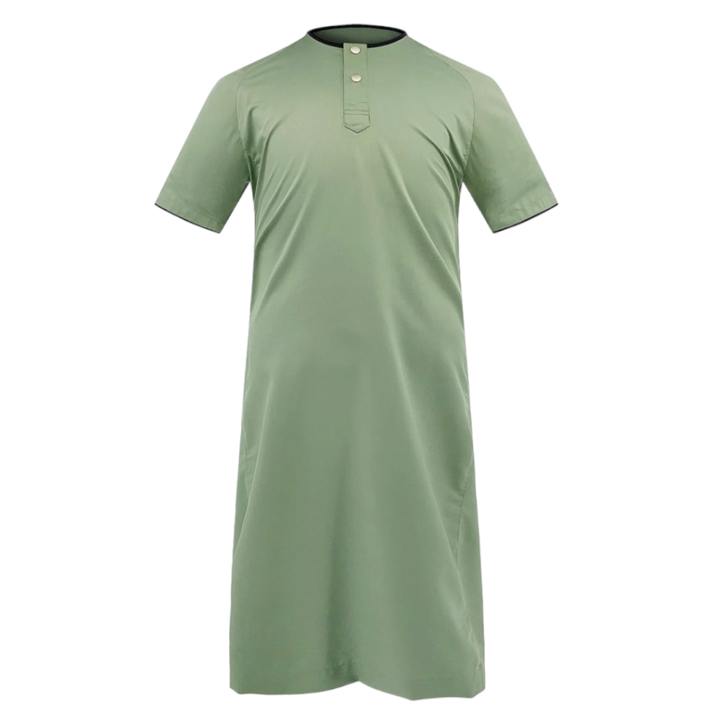 Rais Peppermint - Men's Short Sleeve Jubah image 0