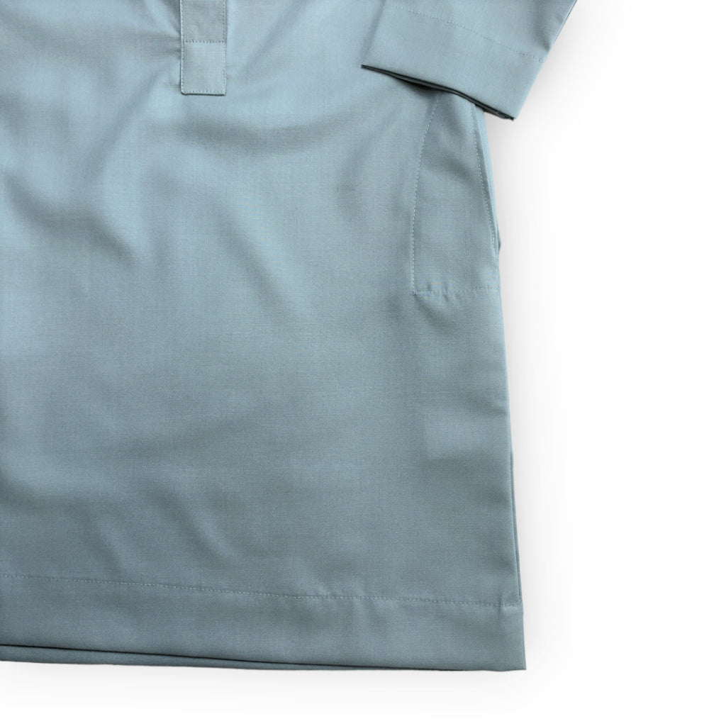 Boys Madinah Grey Premium Jubah image 5