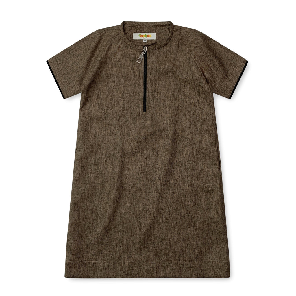 Boys Andis Dark Brown - Short Sleeve Jubah image 0