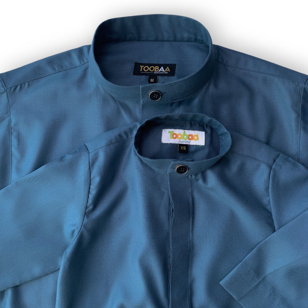 Boys Madinah Blue Premium Jubah image 5