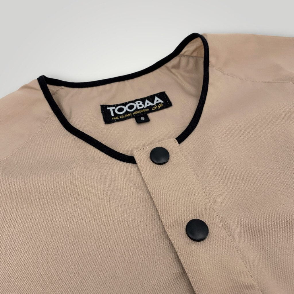 Rais Desert Sand - Men's Short Sleeve Jubah image 4