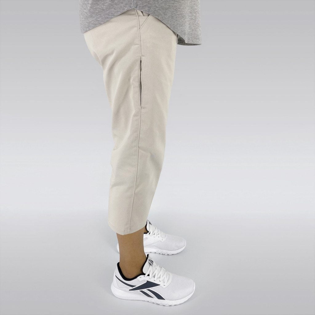 White Sand Chino - Men Sunnah 4/5 Length Pants image 3