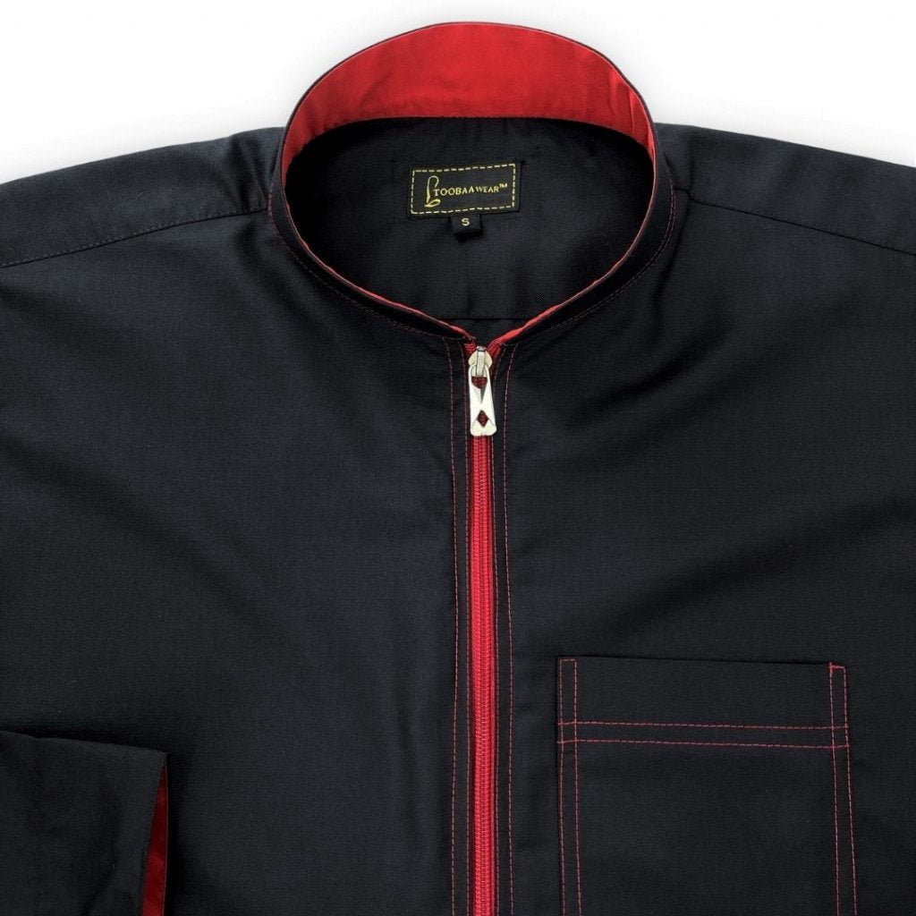 Pro-Linear Black - Men's Premium Jubah (Thobe) image 2