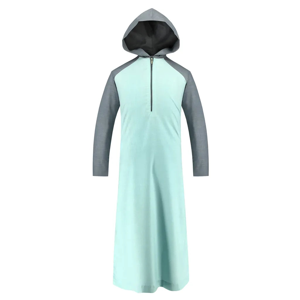 Mint Rush - Men's Hooded Jubah / Thobe image 1