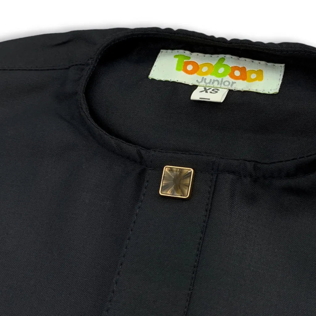 Boys Zidan Black Premium Jubah image 4