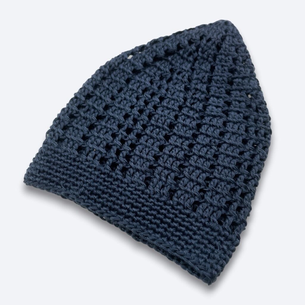 Boys Premium Knitted Kufi – Moonlight Blue