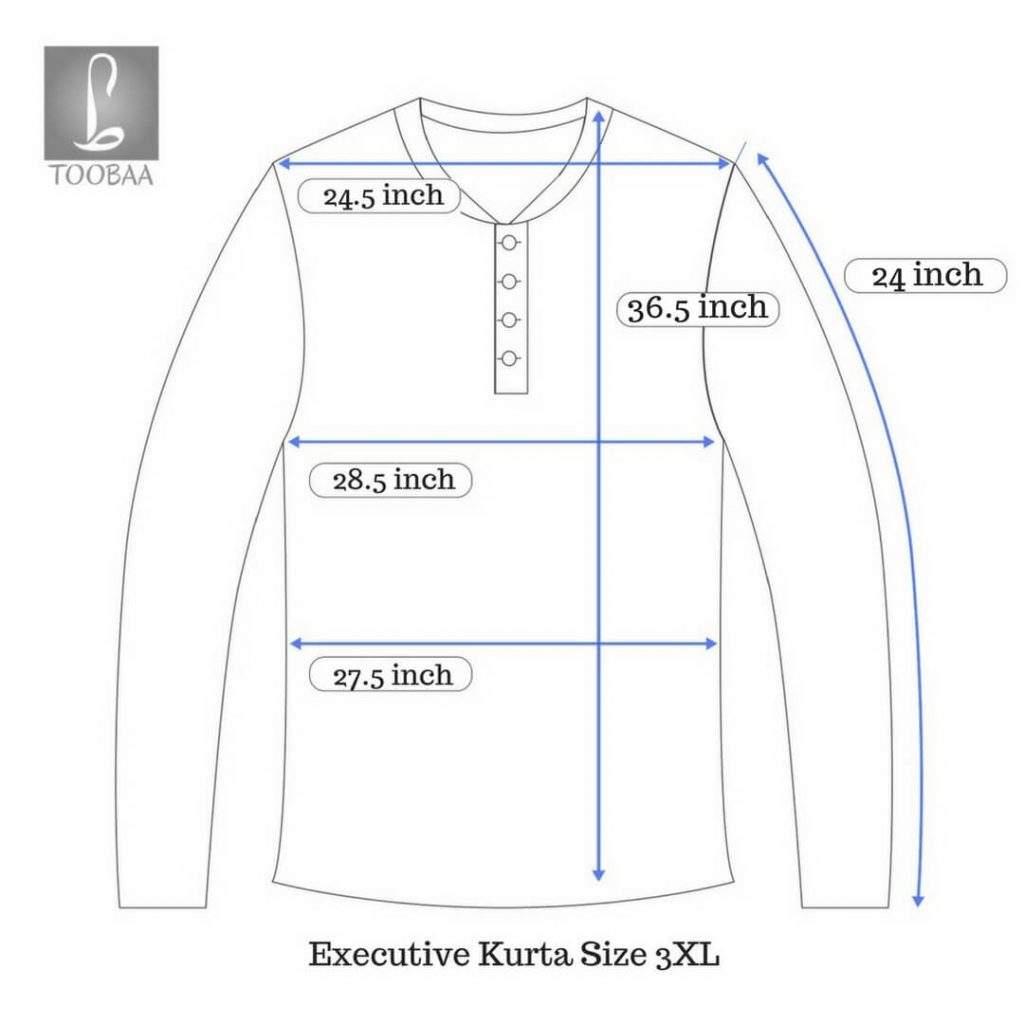 Size Charts - Executive Kurta