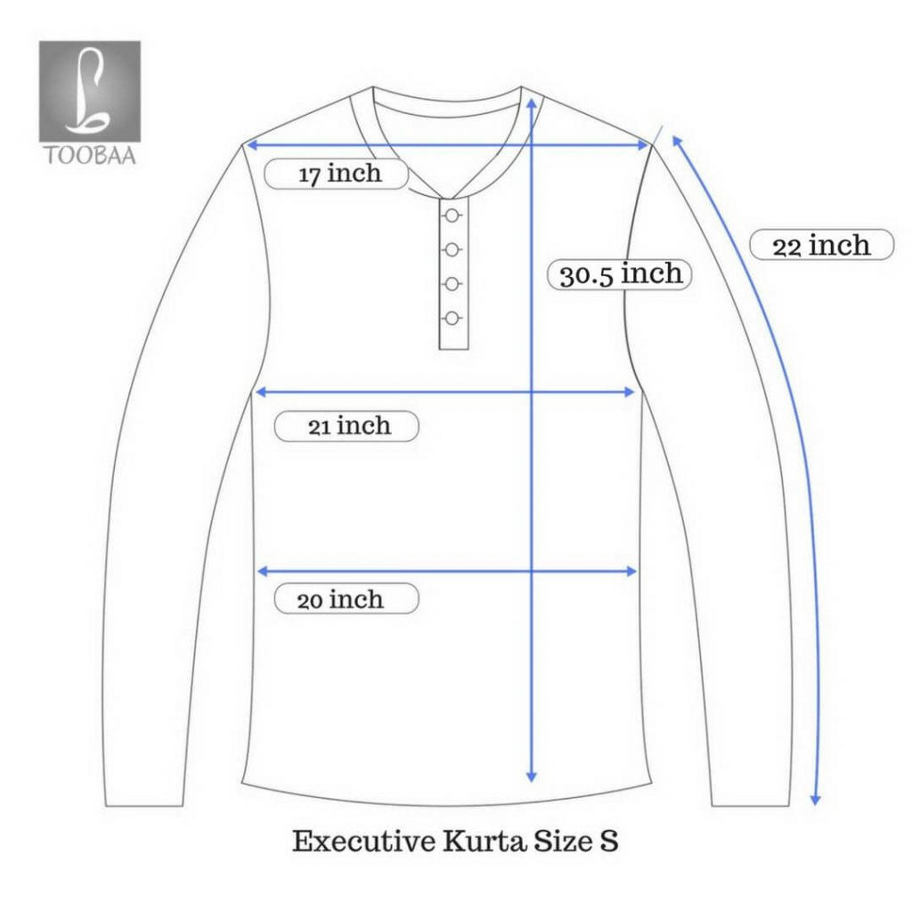 Size Charts - Executive Kurta