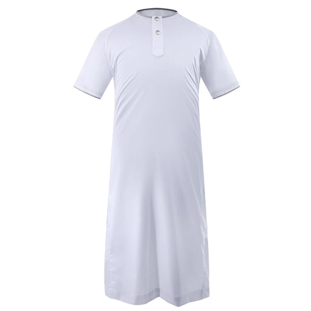 Rais Platinum - Men's Short Sleeve Jubah